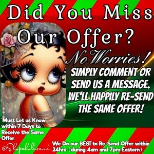 We'll Re-Send ❄️ MISS OUR OFFER? Don't Fret..🎄 READ BELOW PLS
